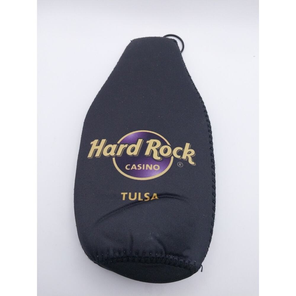 Hard Rock Casino Tulsa, OK Zipper Bottle Koozie